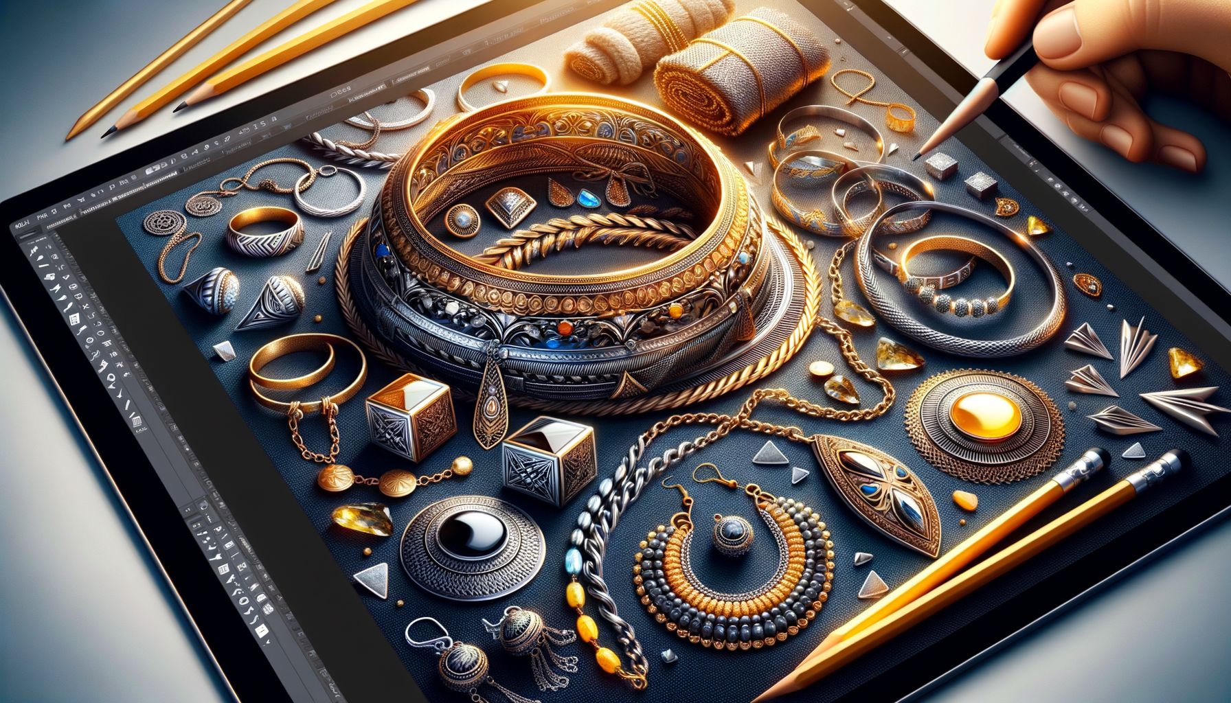 Wähle zwischen Gold, Silber und Roségold!